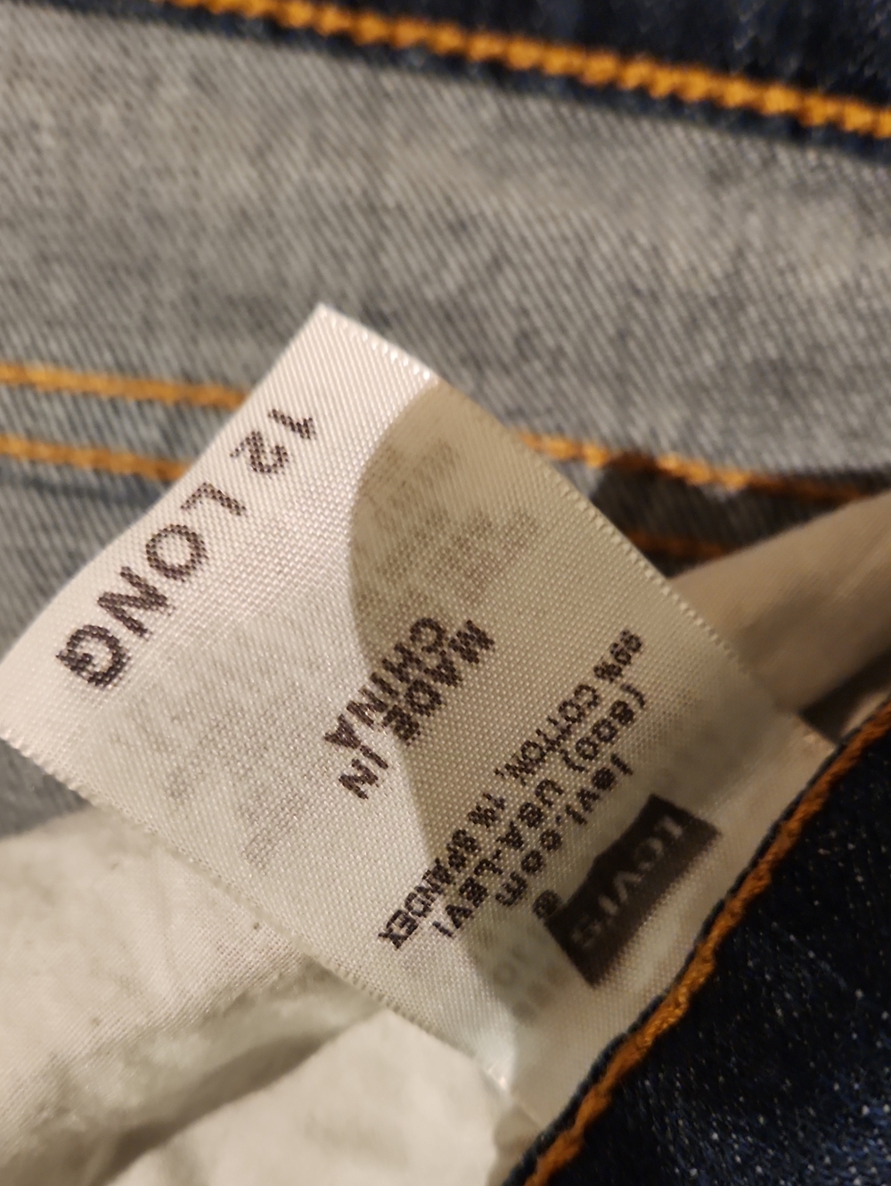 ❤️ LEVIS Y2K 505 STRAIGHT LEG JEANS, 12L (31 LONG) - Picture 7 of 10